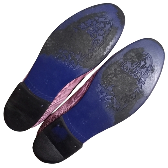 Asher Green Genuine Men's Leather Wine Loafer Size 12 - Picture 10 of 14